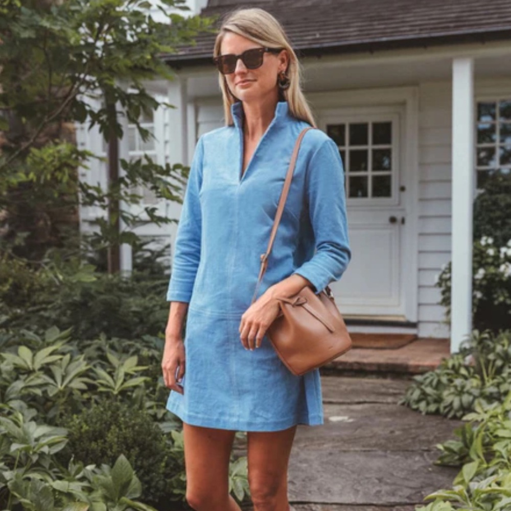 Tuckernuck Dutch Blue Corduroy Clifton Dress